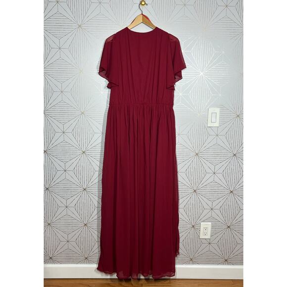 NWT Baltic Born Kristina Brick Ruffle Maxi Dress Burnt Sz XXXL $127 - Picture 6 of 7
